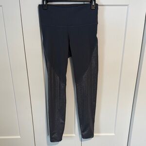 Gray Leggings with Shimmer Detail